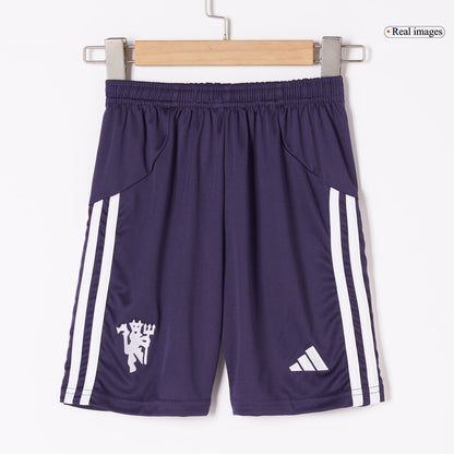 Kids Manchester United Away Full Kit 2025/26