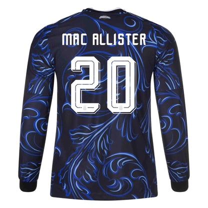 adidas 2026 Argentina Men's Authentic Away Long-Sleeve Soccer Jersey