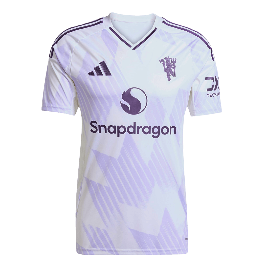 B.FERNANDES #8 Mens Manchester United Away Jersey 2025/26