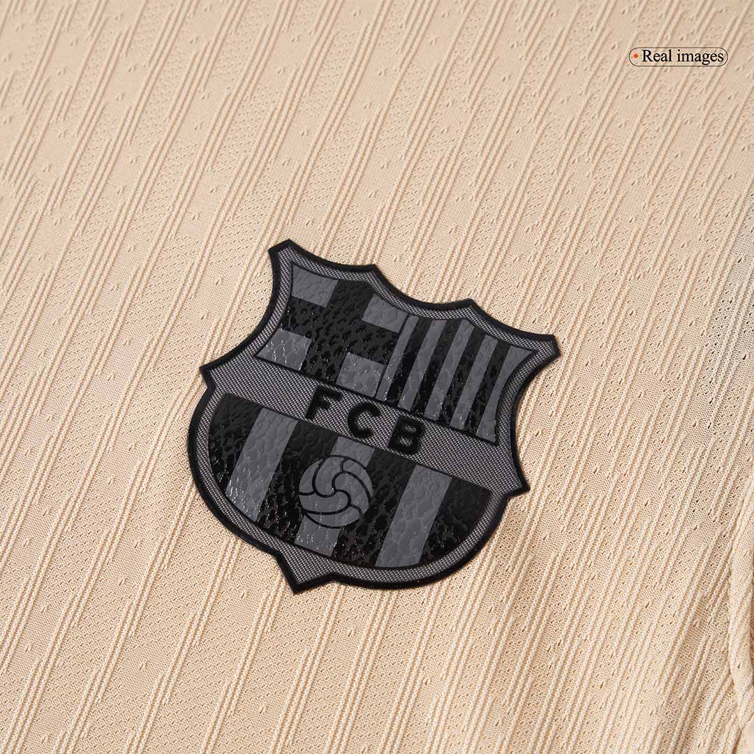 F.DE JONG #21 Mens Barcelona Away Jersey 2025/26 UCL - Player Version (Slim Fit)