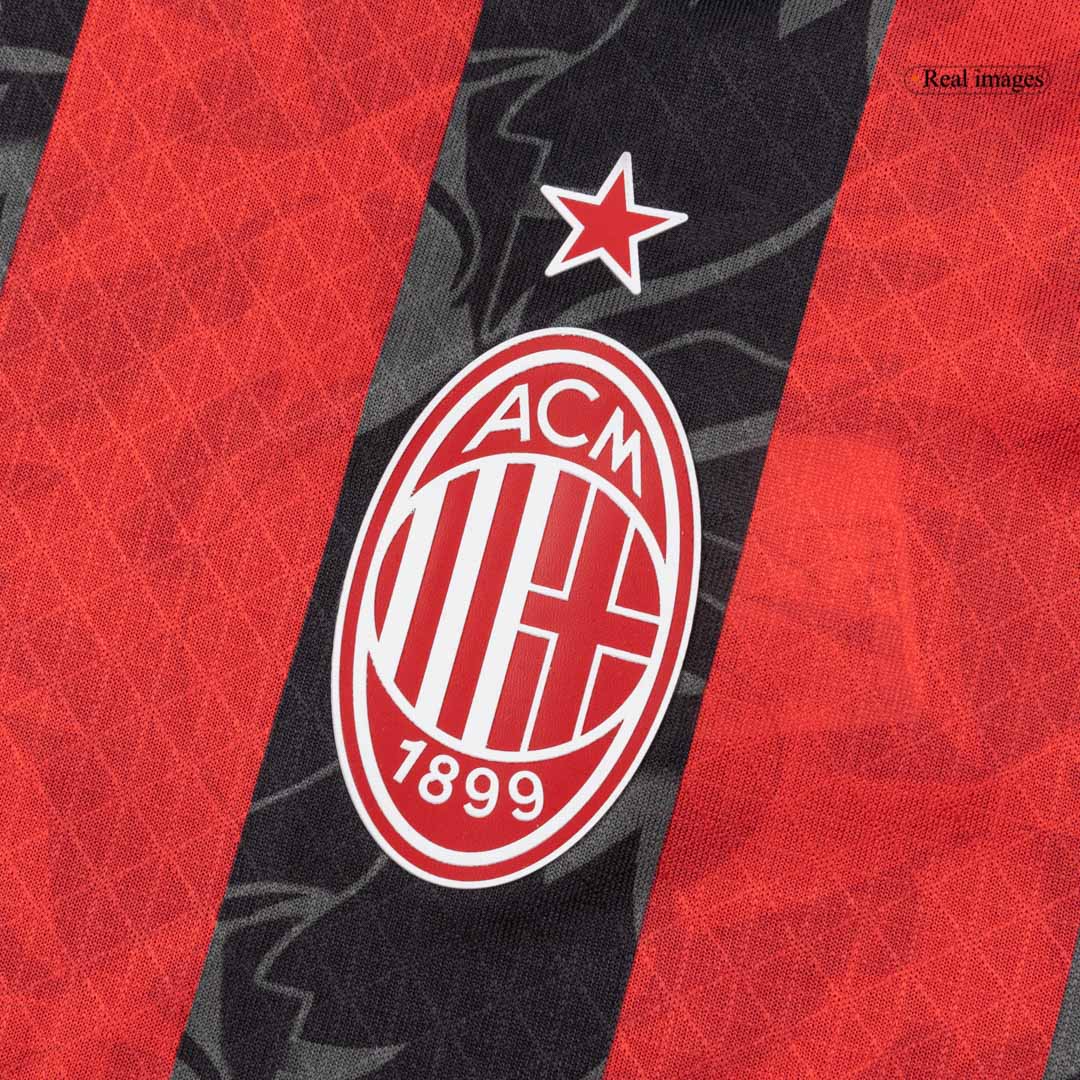 Mens AC Milan Home Jersey 2025/26 - Player Version (Slim Fit)