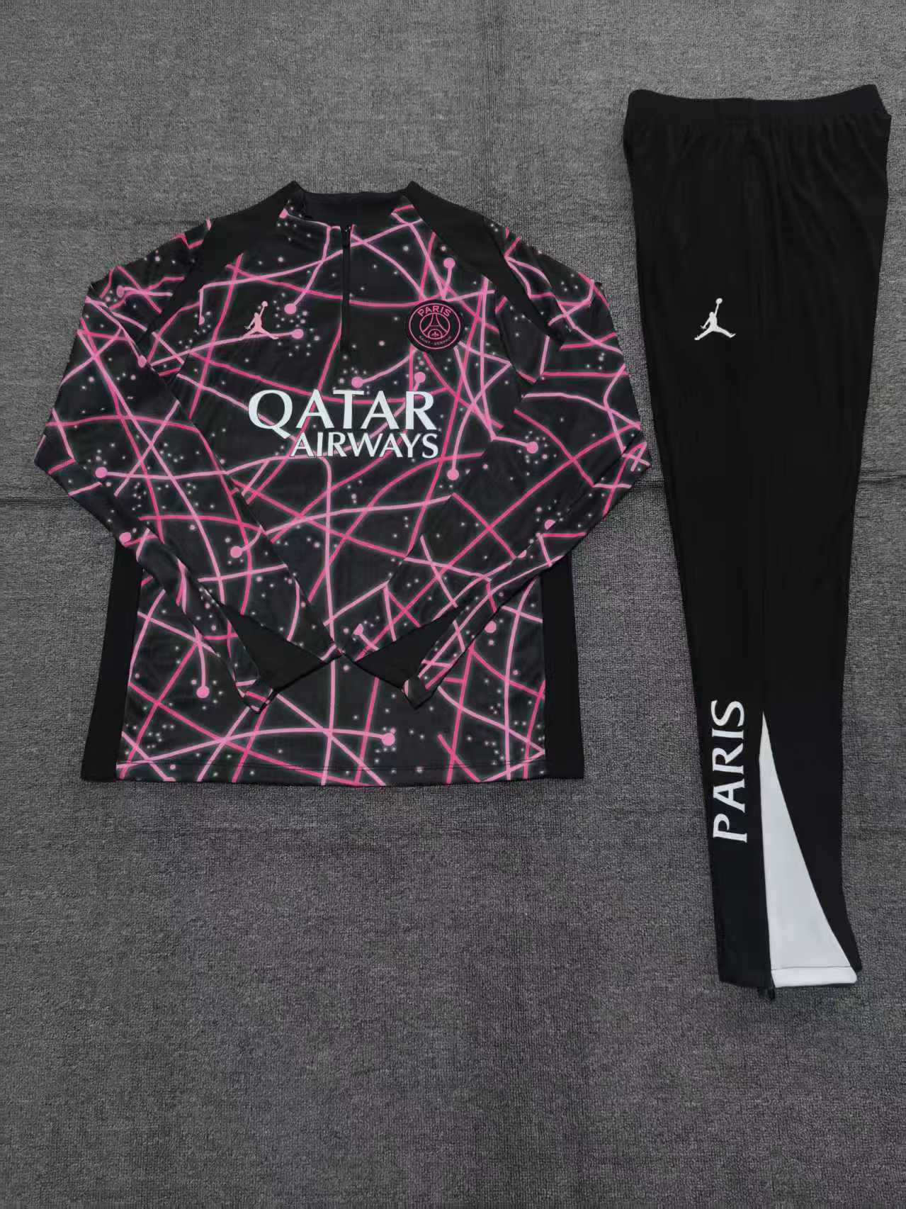 Kids PSG Training Tracksuits 25/26 Football Kit Soccer Jersey