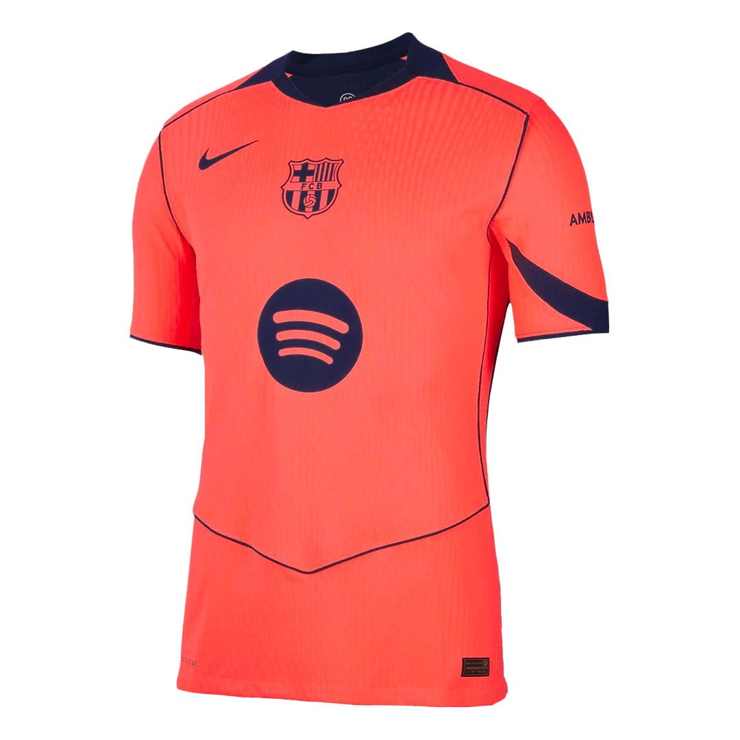 Mens Barcelona Third Jersey 2025/26 - Player Version (Slim Fit)