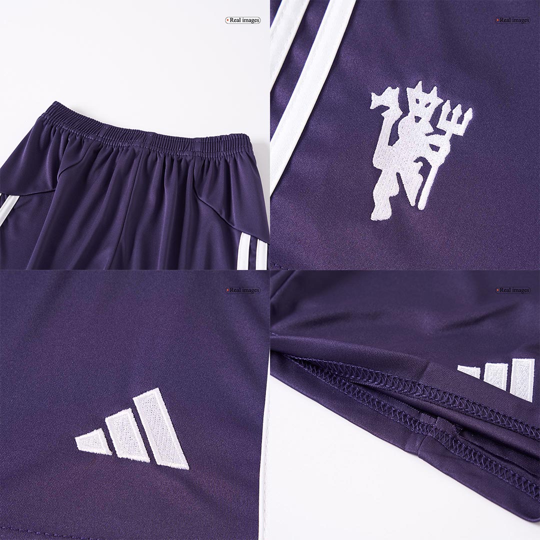 Kids Manchester United Away Full Kit 2025/26