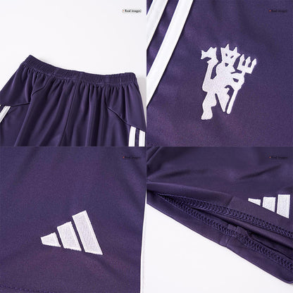 Kids Manchester United Away Kit 2025/26