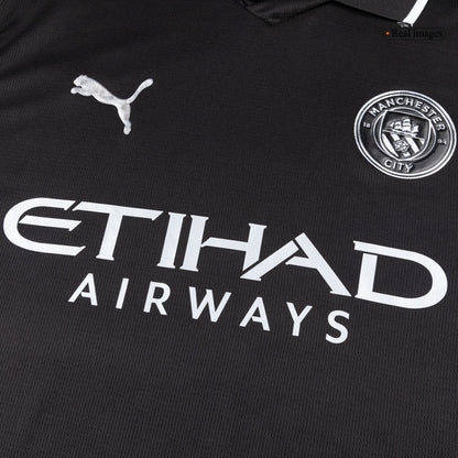 Mens Manchester City Away Long Sleeve Jersey 2025/26
