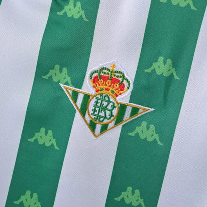 Retro Real Betis Home Jersey 1996/97 Long Sleeves Football Kit Soccer Jersey