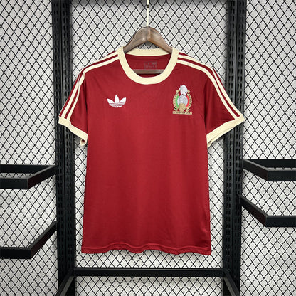 Retro Mexico Red Jersey 1985 Football Kit Soccer Shirt