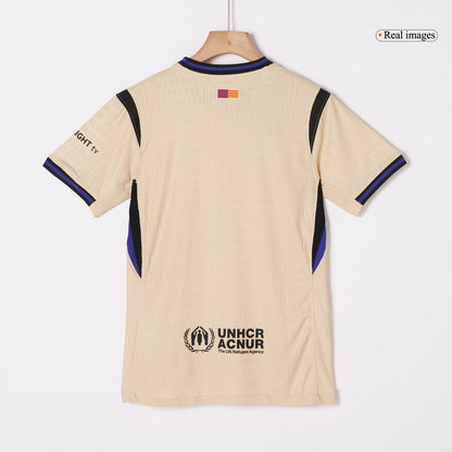 LAMINE YAMAL #10 Mens Barcelona Away Jersey 2025/26 UCL - Player Version (Slim Fit)