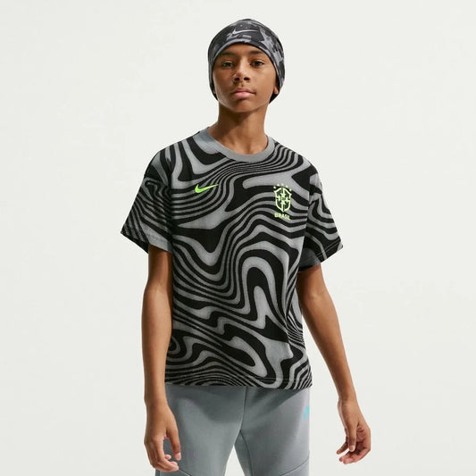 Nike 2026 Brazil Youth All Over Print Tee