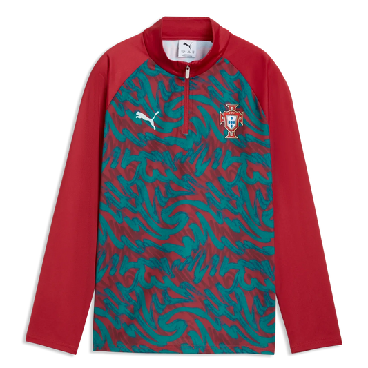 Puma 2026 Portugal Youth 1/4 Zip Pre-Match Top
