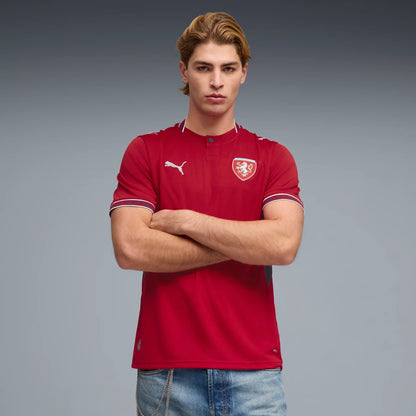 Puma 2026 Czech Republic Men's Stadium Home Soccer Jersey