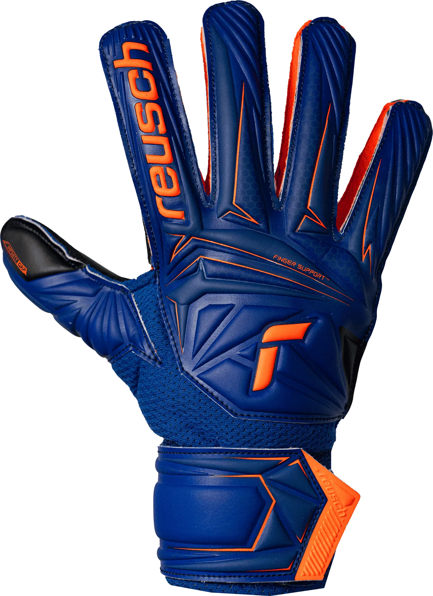 Reusch Junior Attrakt Infinity Finger Support Goalkeeper Gloves