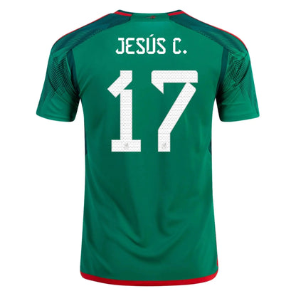 adidas 2022-23 Mexico Home Jersey - Green-Red
