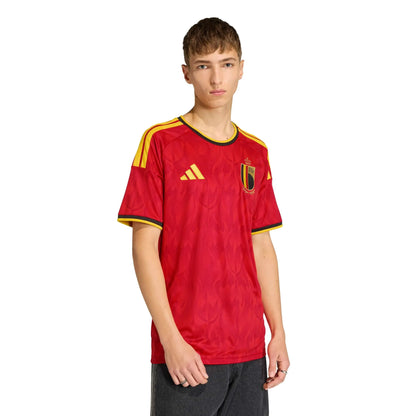 adidas 2026 Belgium Men's Stadium Home Soccer Jersey