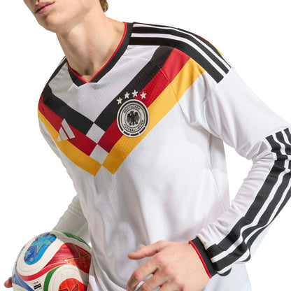 adidas 2026 Germany Men's Authentic Home Long-Sleeve Soccer Jersey