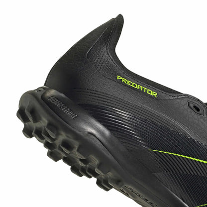 adidas Predator League Fold-Over Tongue Turf Soccer Shoes - Electric Stealth Pack (FA25)