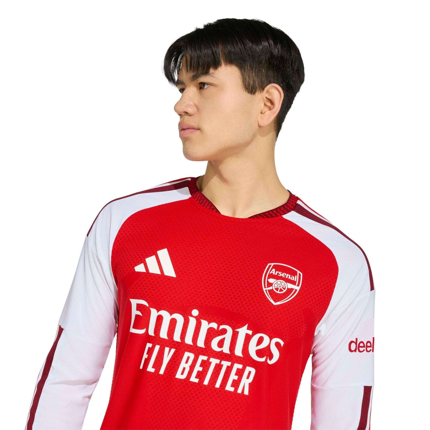 adidas 2026-27 Arsenal Men's Authentic Home Long-Sleeve Soccer Jersey