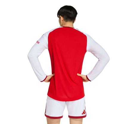 adidas 2026-27 Arsenal Men's Authentic Home Long-Sleeve Soccer Jersey