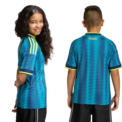 adidas 2026 Colombia Youth Stadium Away Soccer Jersey