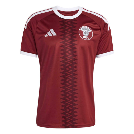 adidas 2026 Qatar Men's Stadium Home Soccer Jersey