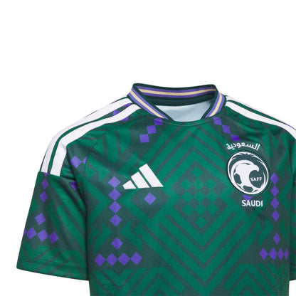 adidas 2026 Saudi Arabia Youth Stadium Home Soccer Jersey