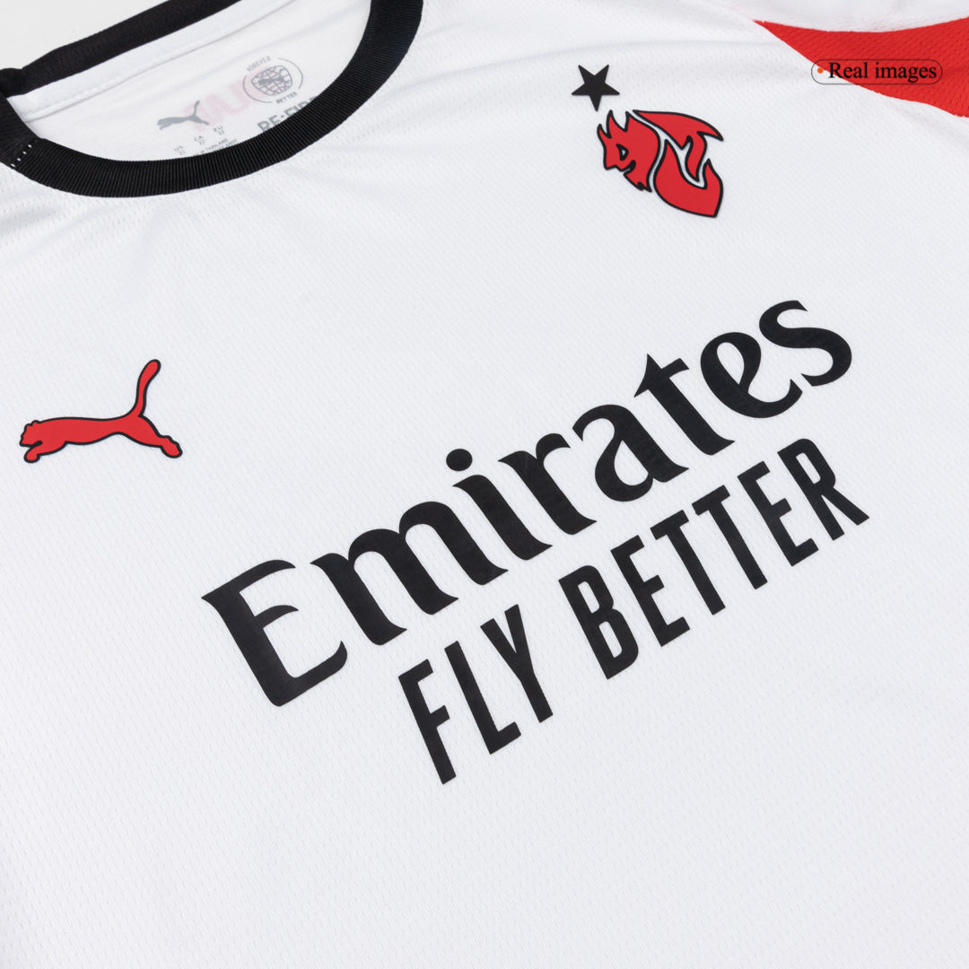 Kids AC Milan Away Full Kit 2025/26