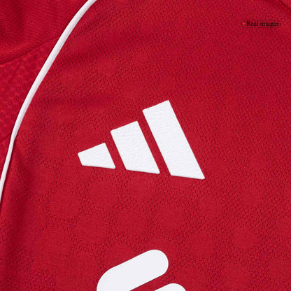 M.SALAH #11 Mens Liverpool Home Jersey 2025/26 - Player Version (Slim Fit)