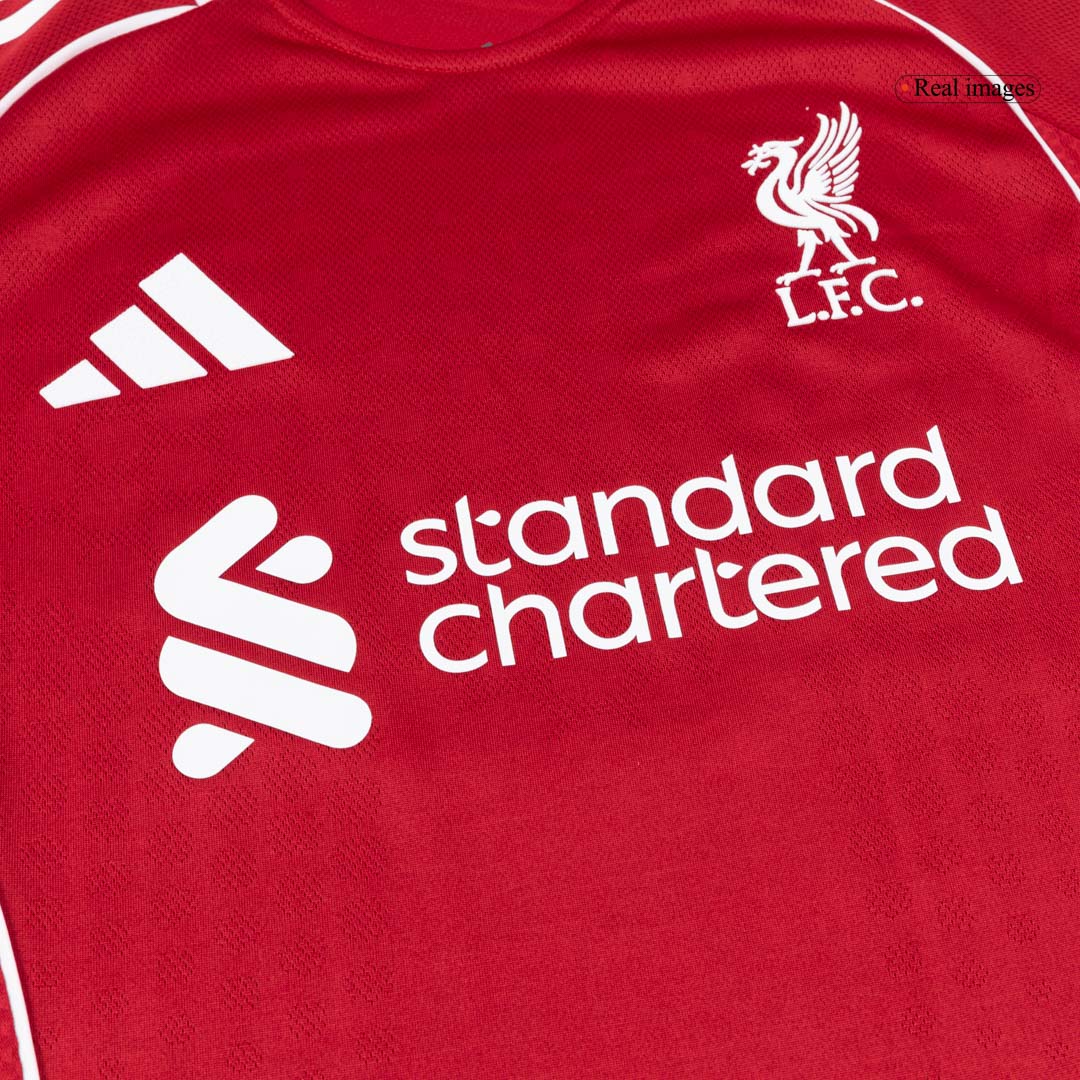 GAKPO #18 Mens Liverpool Home Jersey 2025/26 - Player Version (Slim Fit)
