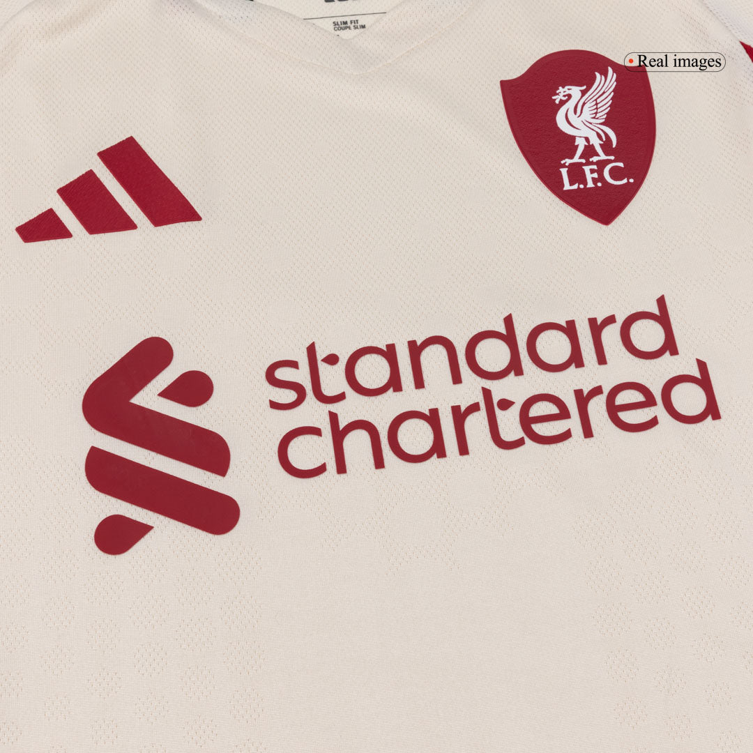 GAKPO #18 Mens Liverpool Away Jersey 2025/26 - Player Version (Slim Fit)