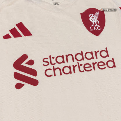 GAKPO #18 Mens Liverpool Away Jersey 2025/26 - Player Version (Slim Fit)