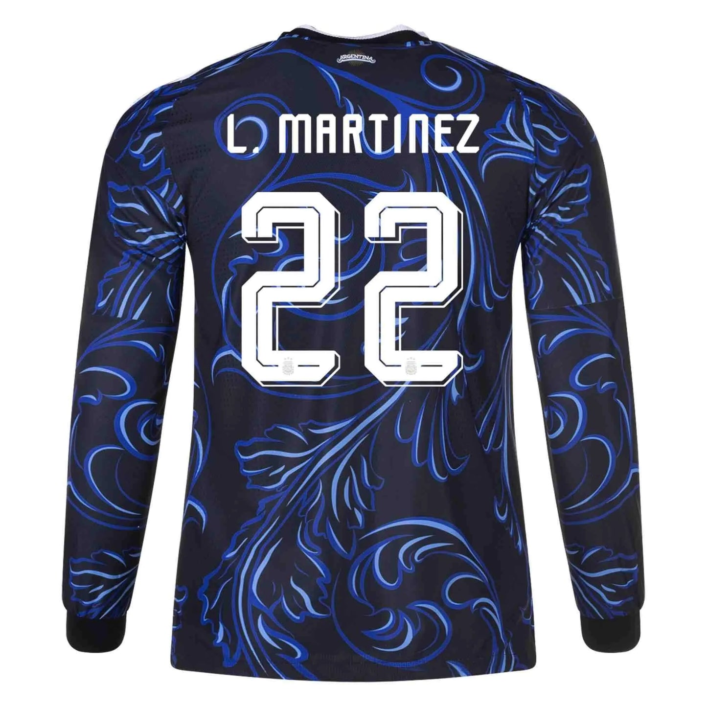 adidas 2026 Argentina Men's Authentic Away Long-Sleeve Soccer Jersey