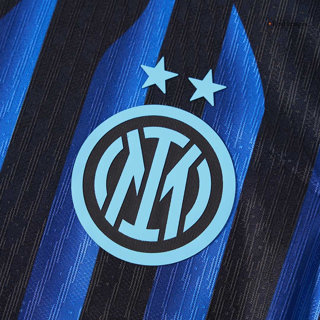 DUMFRIES #2 Mens Inter Milan Home Jersey 2025/26 - Player Version (Slim Fit)