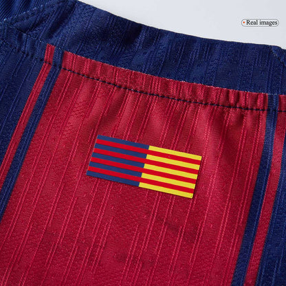 F.DE JONG #21 Mens Barcelona Home Jersey 2025/26 UCL - Player Version (Slim Fit)