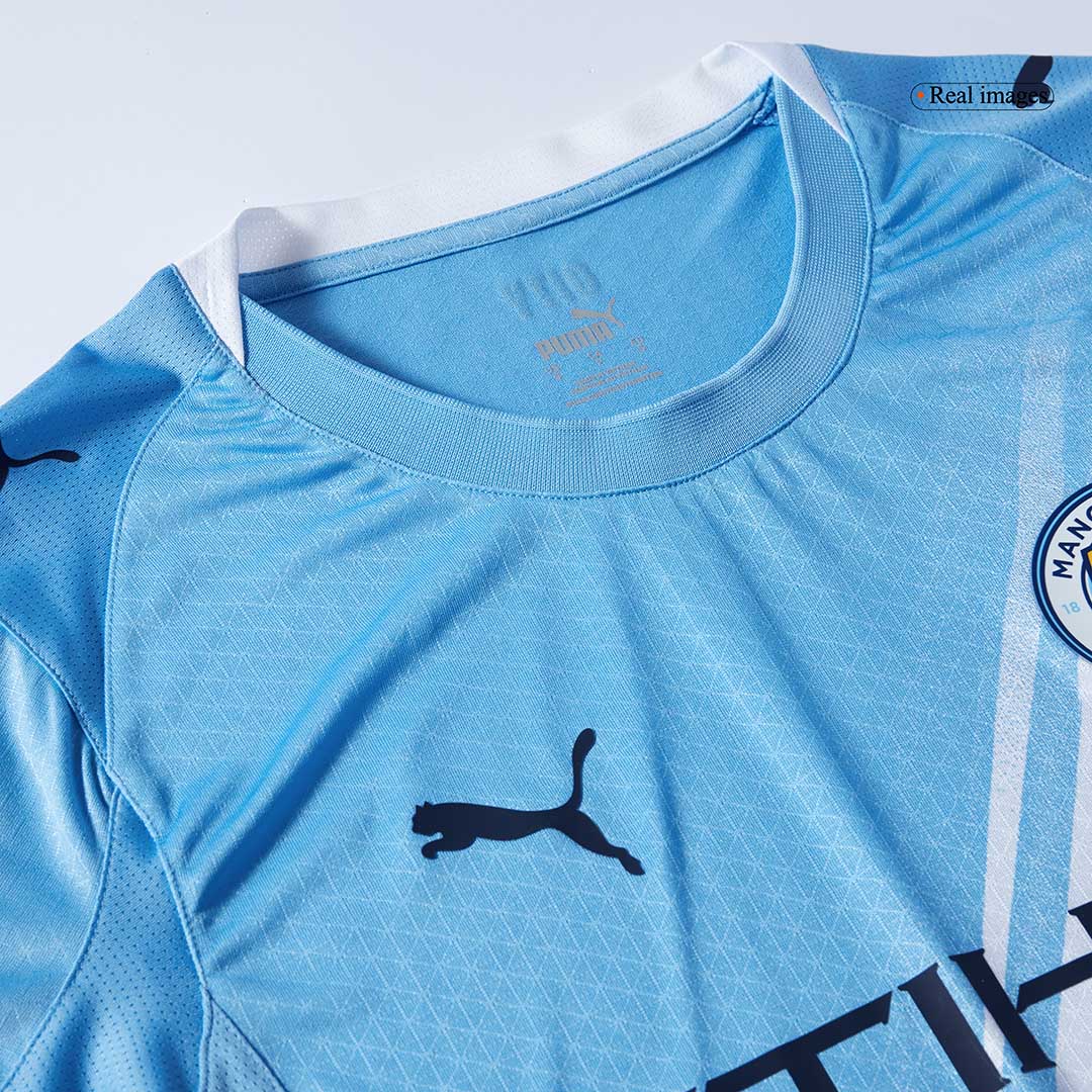 RODRIGO #16 Mens Manchester City Home Jersey 2025/26 - Player Version (Slim Fit)