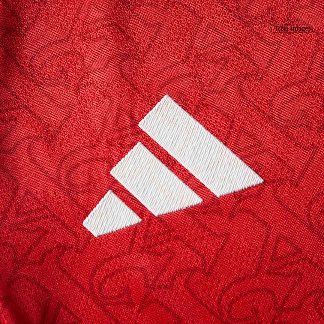 SALIBA #2 Mens Arsenal Home Jersey 2025/26 - Player Version (Slim Fit)