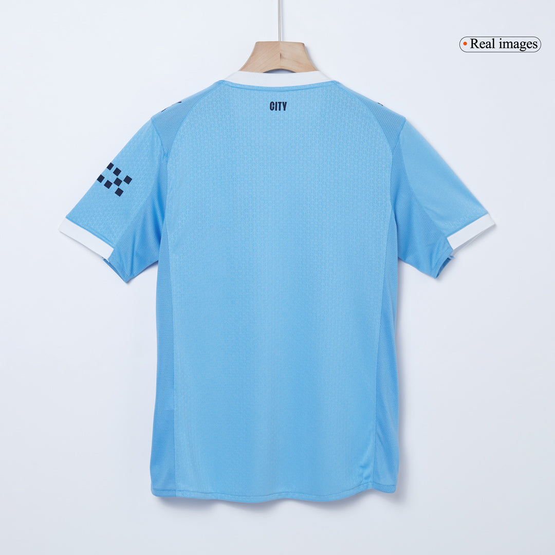 FODEN #47 Mens Manchester City Home Jersey 2025/26 - Player Version (Slim Fit)