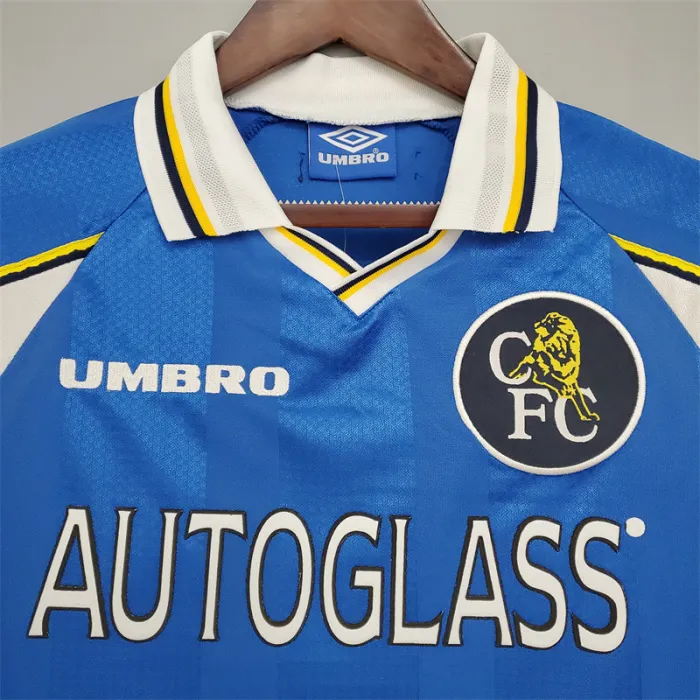 Chelsea Jersey Home Kit 1997/99 Retro Football Team Soccer Shirt
