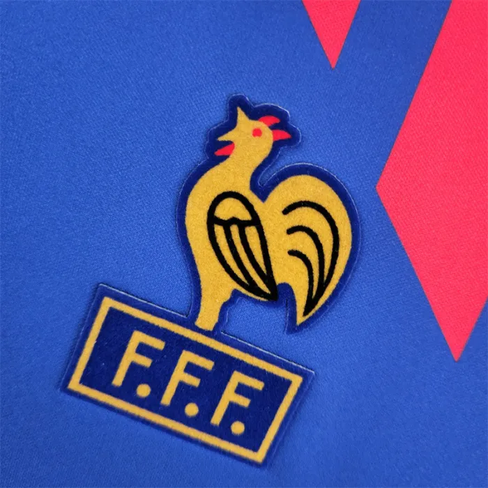 France Jersey Home Kit 1988 1990 Retro Football Team Soccer Shirt