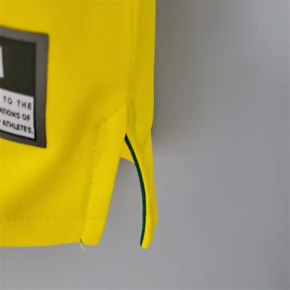 Brazil Jersey Home Kit 1998 Retro Football Team Soccer Shirt