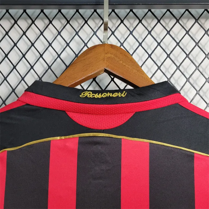 AC Milan Jersey Home Kit 2006 2007 Retro Long Sleeves