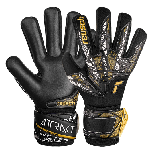 Reusch JR Attrakt Silver NC FS Goalkeeper Gloves